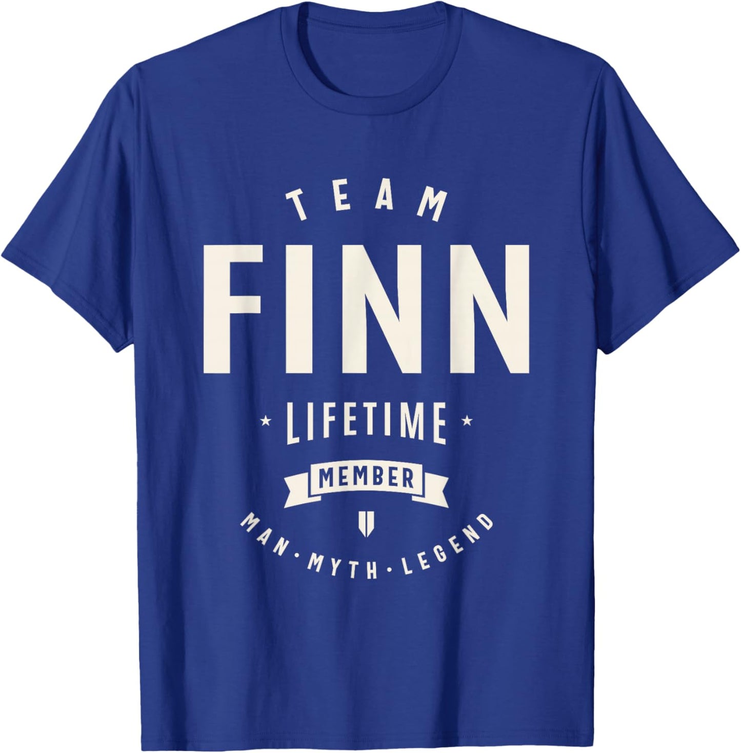 Team Finn Lifetime Member Funny Name Finn , Small T-Shirt - T-Shirt | Royal