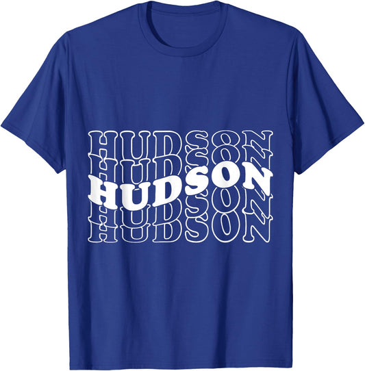 Hudson Gifts Retro -Adults Black Small Short Sleeve T-Shirt - T-Shirt | Royal