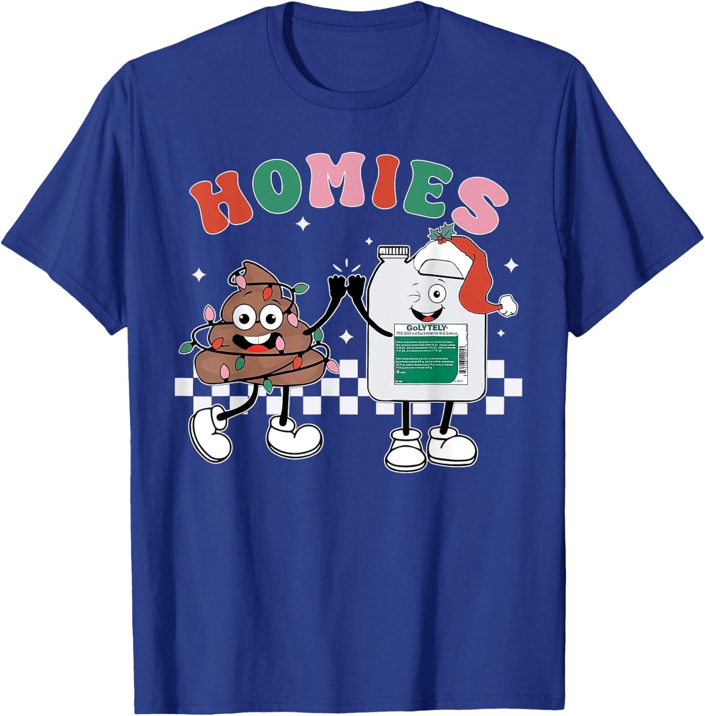 Funny Gastroenterologists Gastro Nurse Endo Nurse Christmas T-Shirt - T-Shirt | Royal