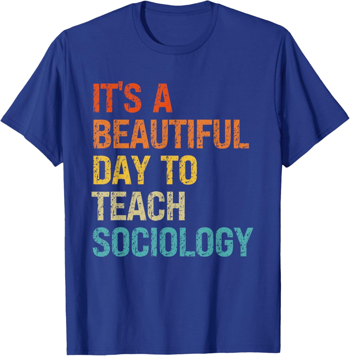 Vintage Sociology Teacher Retro Sociology Class Professor Women T-Shirt - T-Shirt | Royal