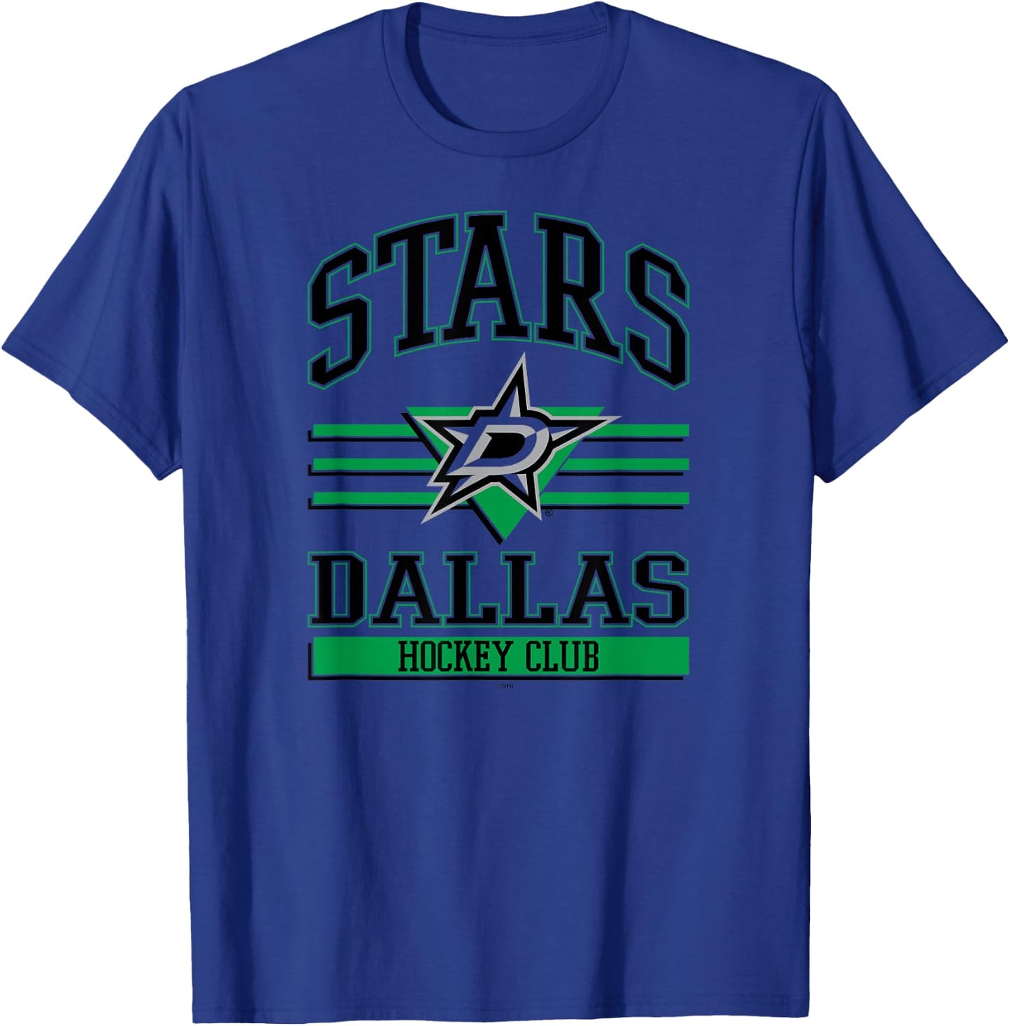 Dallas Stars Hockey Club White Officially Licensed T-Shirt - T-Shirt | Royal