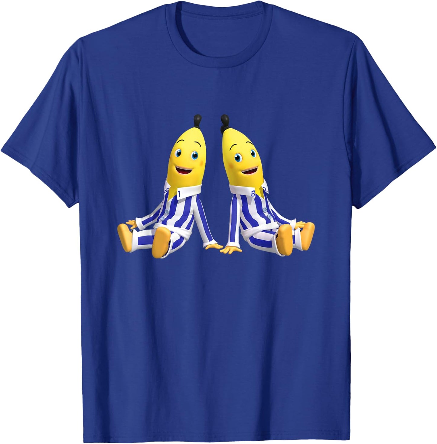 Bananas in Pajamas B1 and B2 Funny Vegetarian T-Shirt - T-Shirt | Royal
