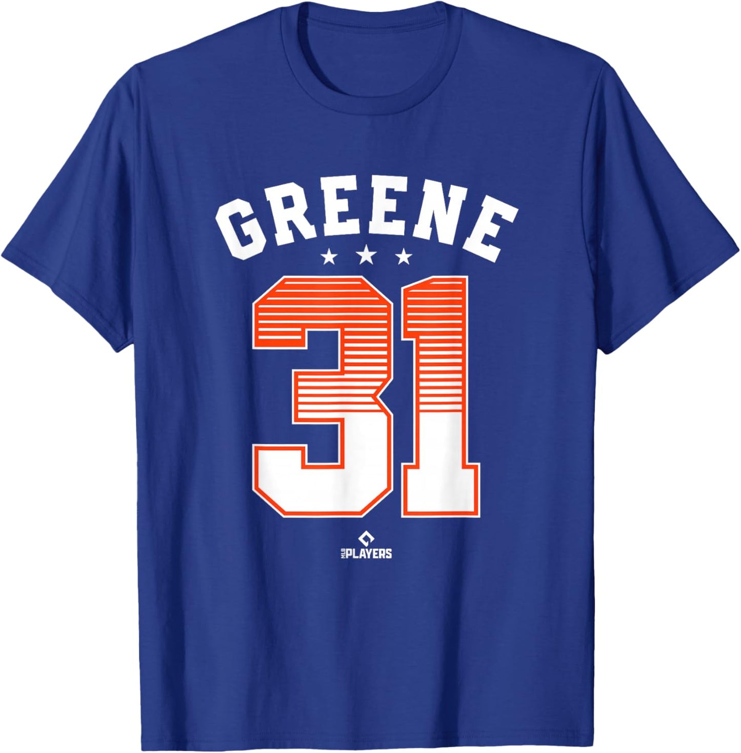 Riley Greene 31 Detroit MLBPA T-Shirt - T-Shirt | Royal