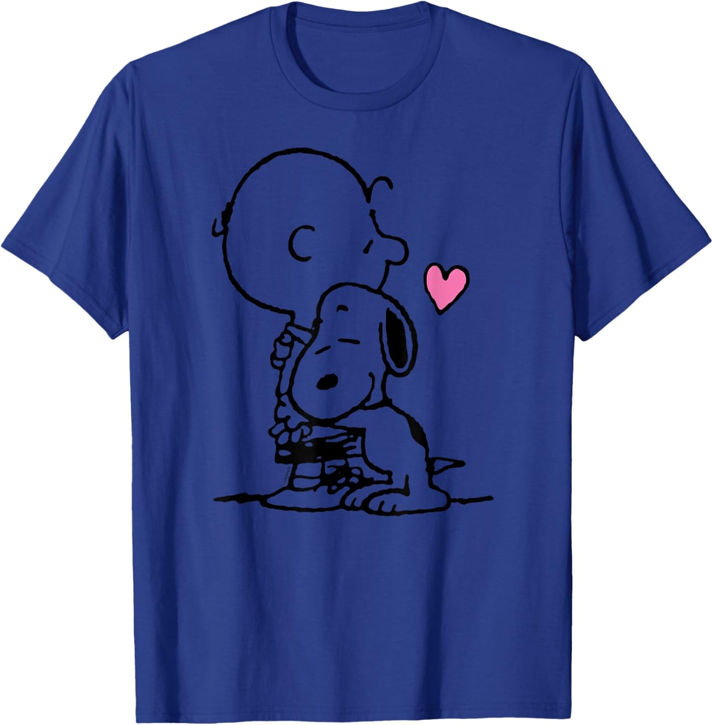Snoopy Charlie Hug T-Shirt - T-Shirt | Royal