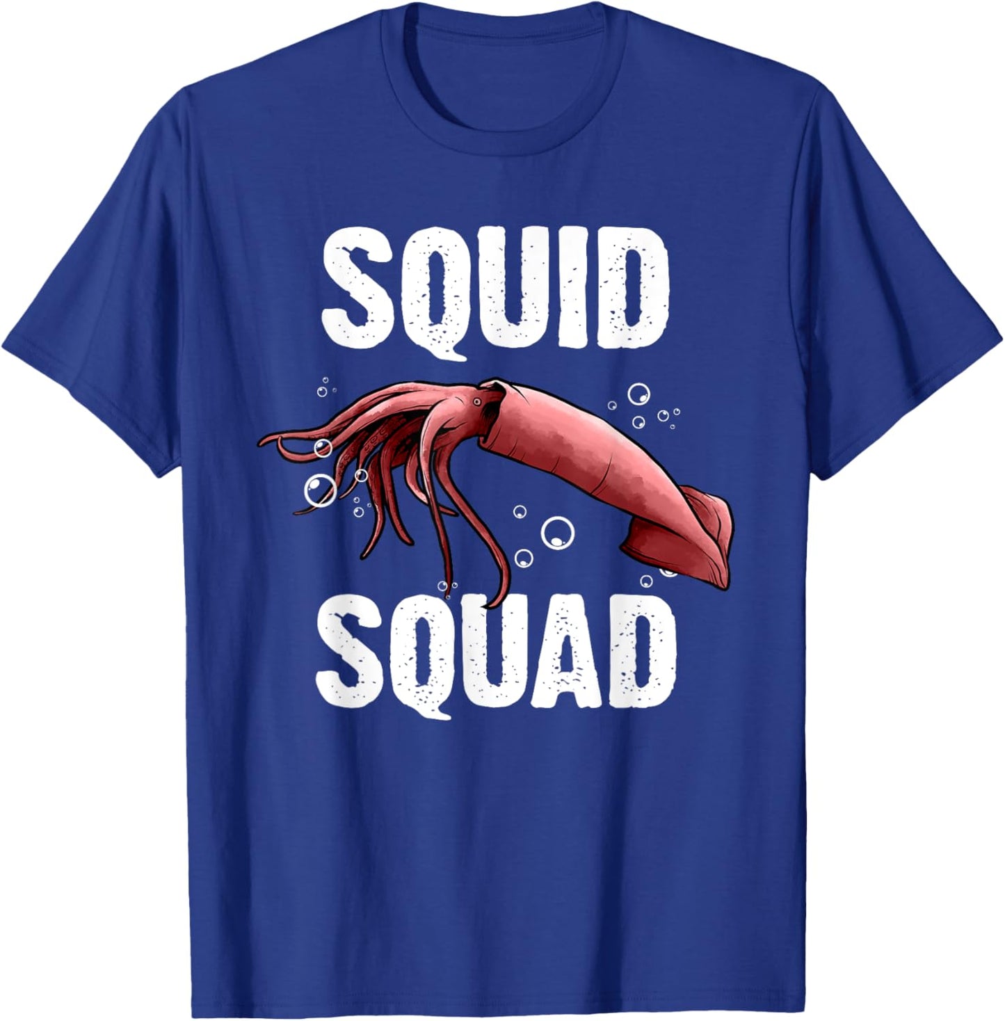 Squid Gift Women Giant Squid Seafood Calamari Lovers T-Shirt - T-Shirt | Royal