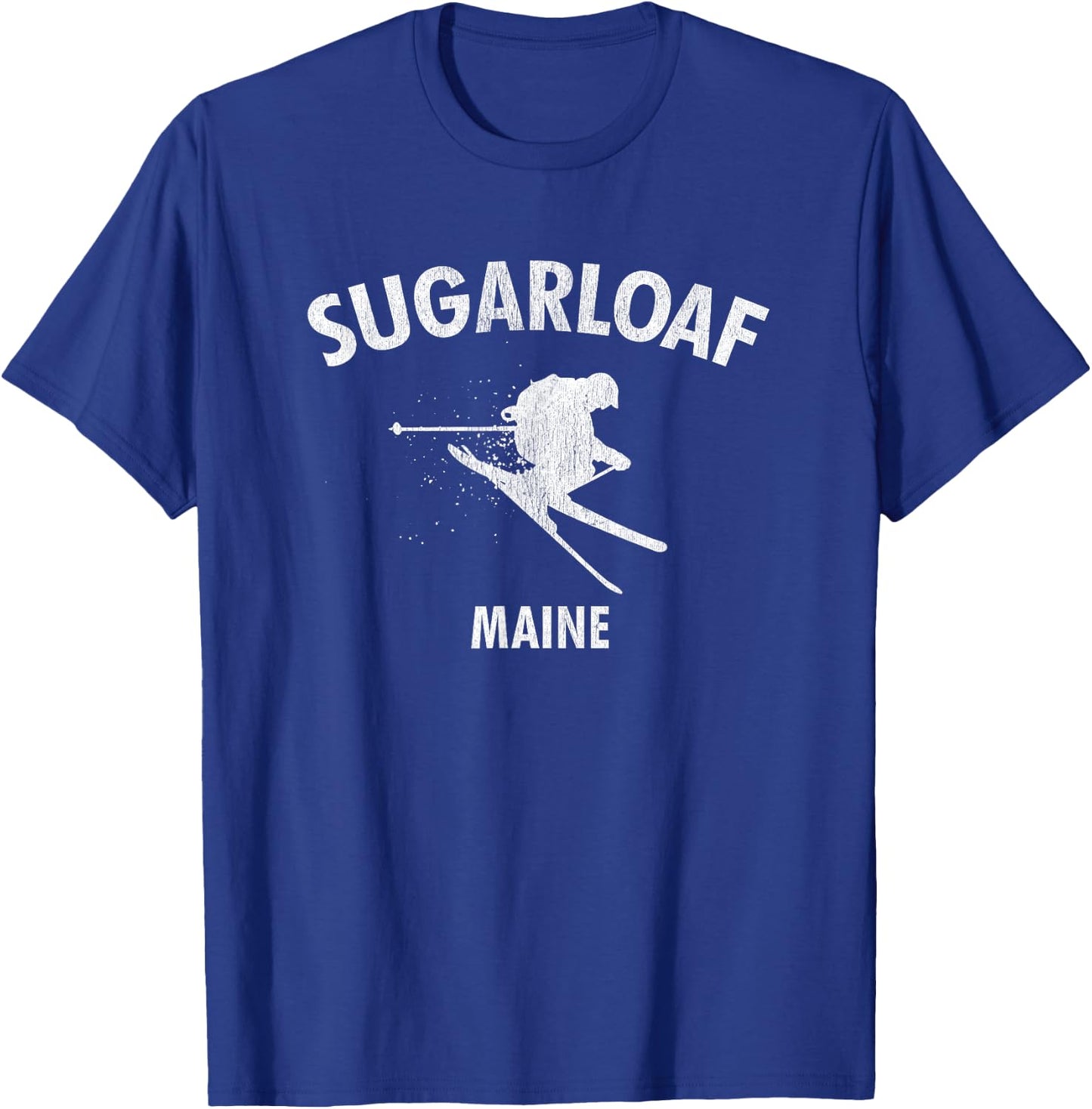 Sugarloaf Skiing Ski Maine Gift T-Shirt - T-Shirt | Royal