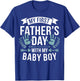 Dad My First Father's Day Baby Boy T-Shirt - T-Shirt | Royal