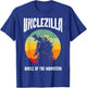 Unclezilla Uncle of The Monsters Retro Vintage Sunset T-Shirt - T-Shirt | Royal