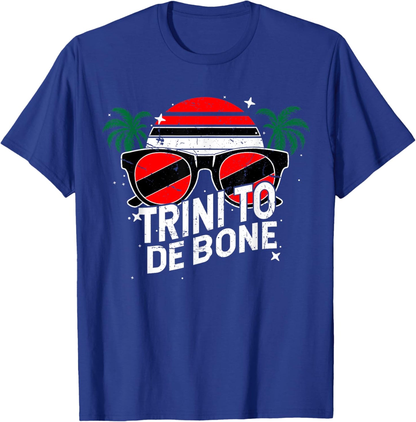 Trini To De Bone Trinidad And Tobago T-Shirt - T-Shirt | Royal