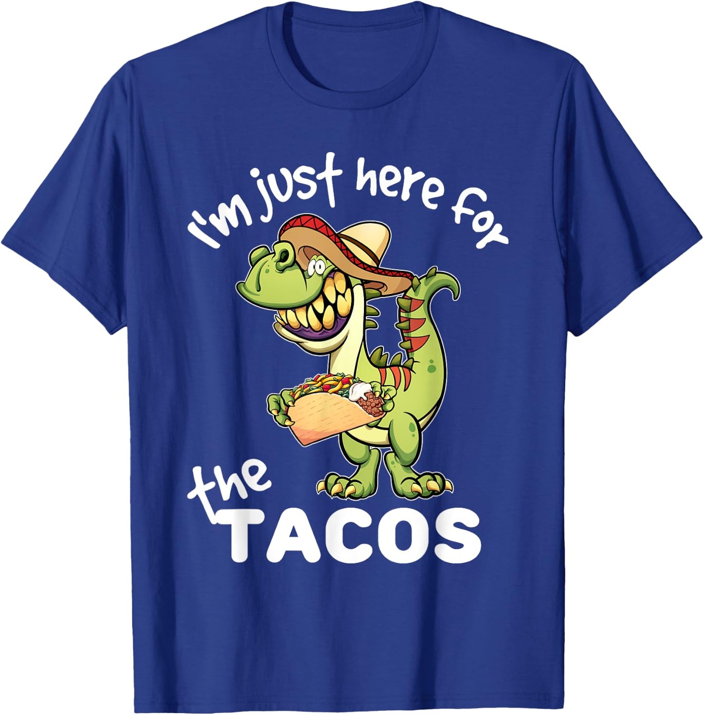 Cinco de Mayo Shirts For Kids Boys Taco T Rex Dinosaur Shirt T-Shirt - T-Shirt | Royal