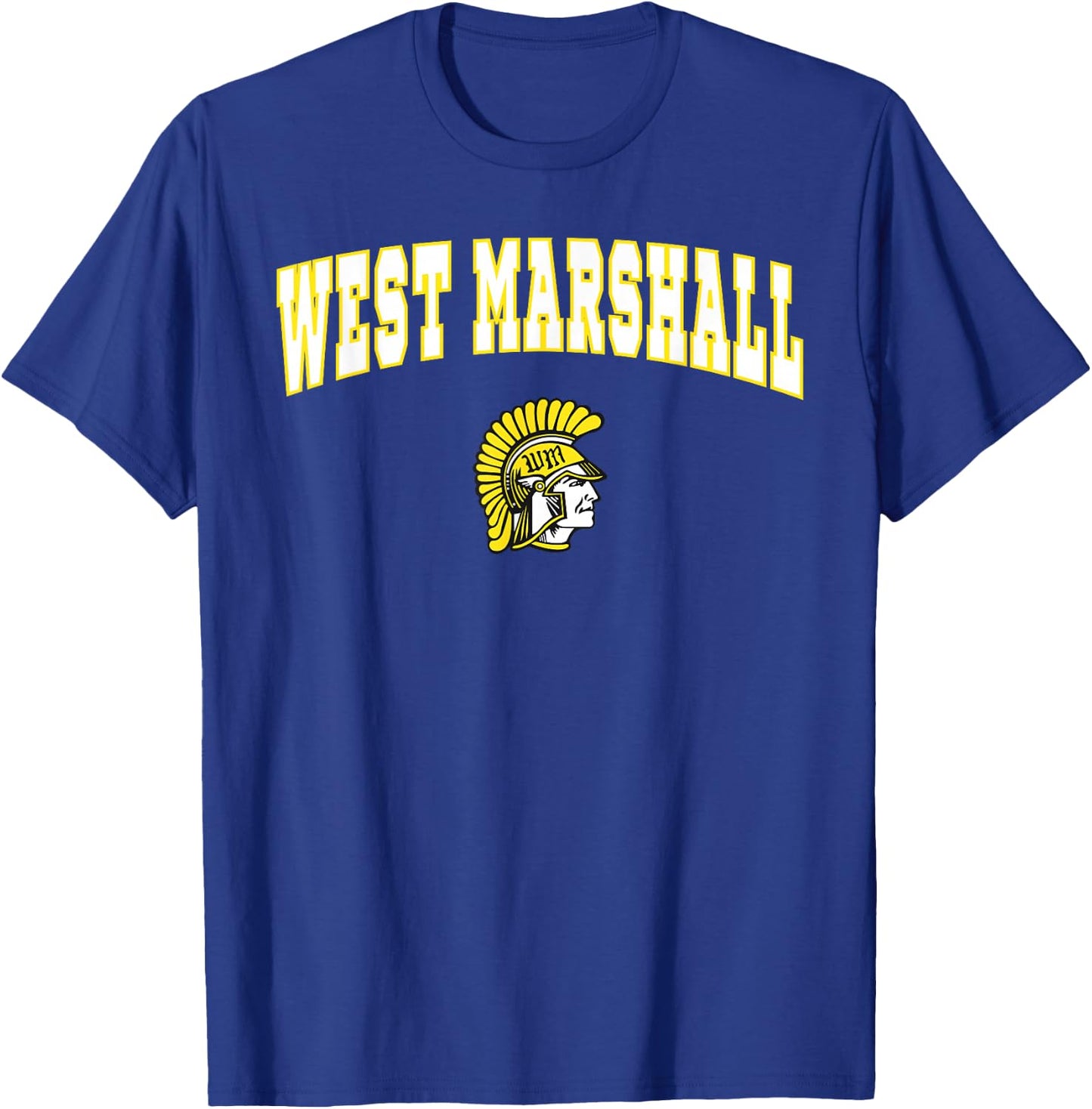 West Marshall High School Trojans T-Shirt - T-Shirt | Royal