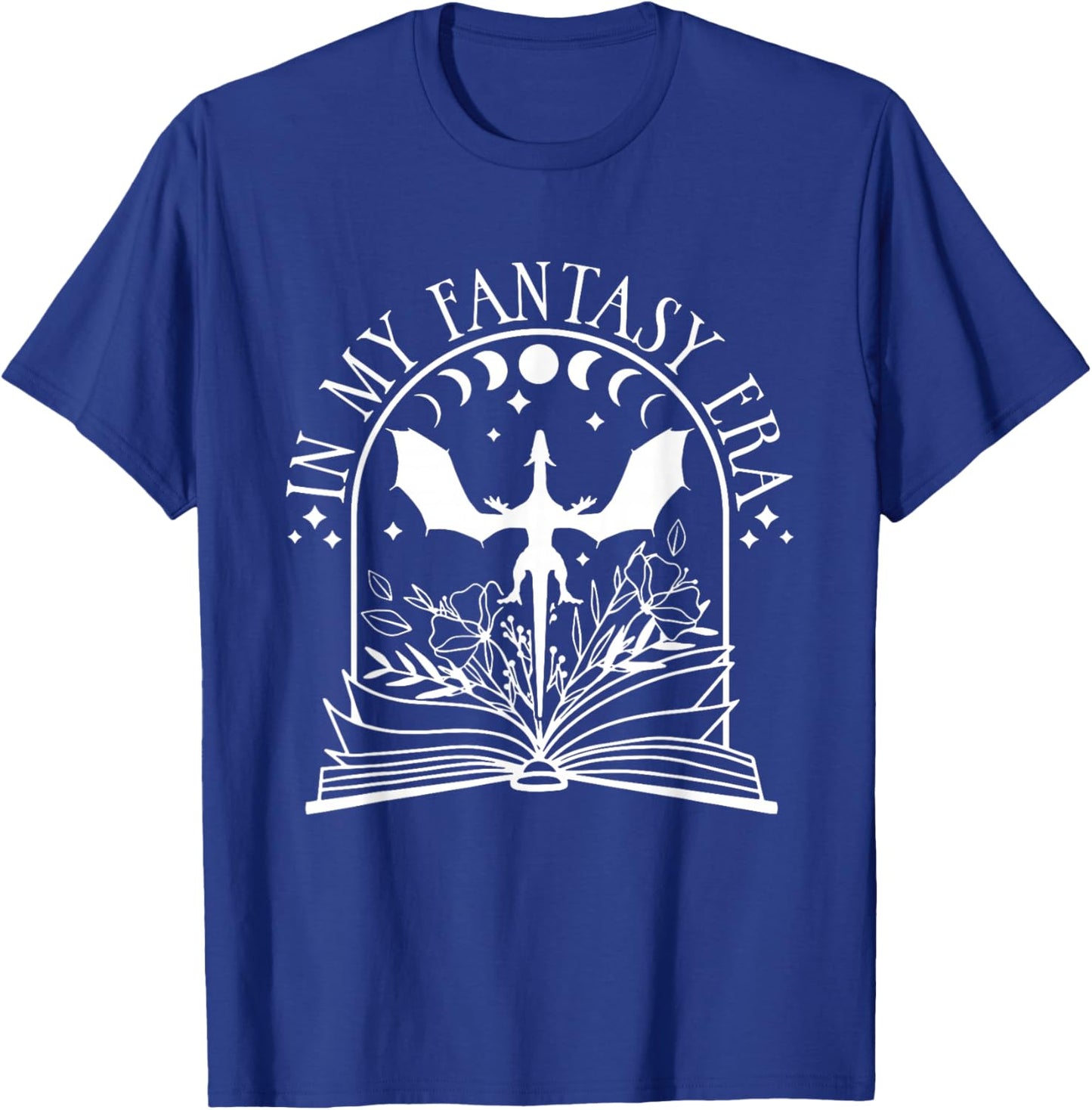 In my Fantasy era, Fantasy book, Book Reader, book, Fantasy T-Shirt - T-Shirt | Royal