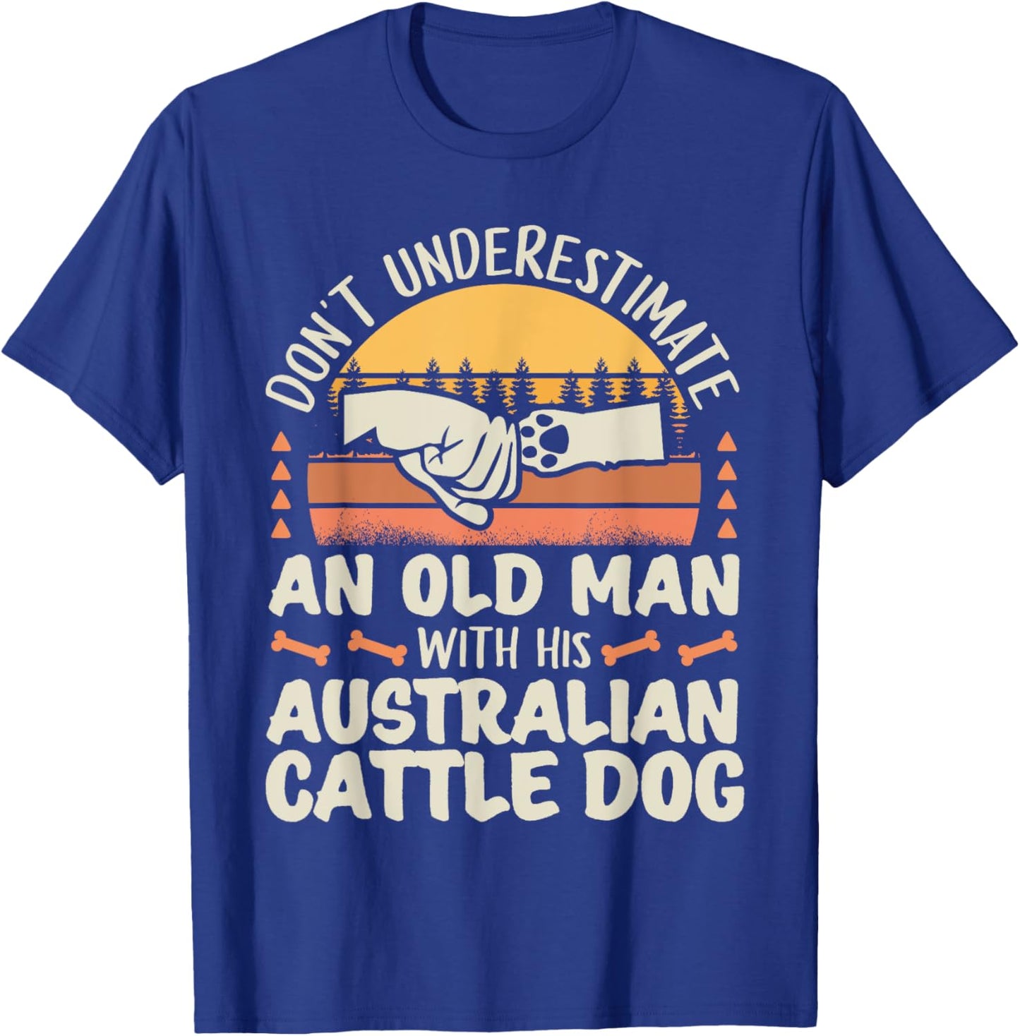 Australian Cattle Dog Shirt Men Women Dog Mom Dog Lover T-Shirt - T-Shirt | Royal