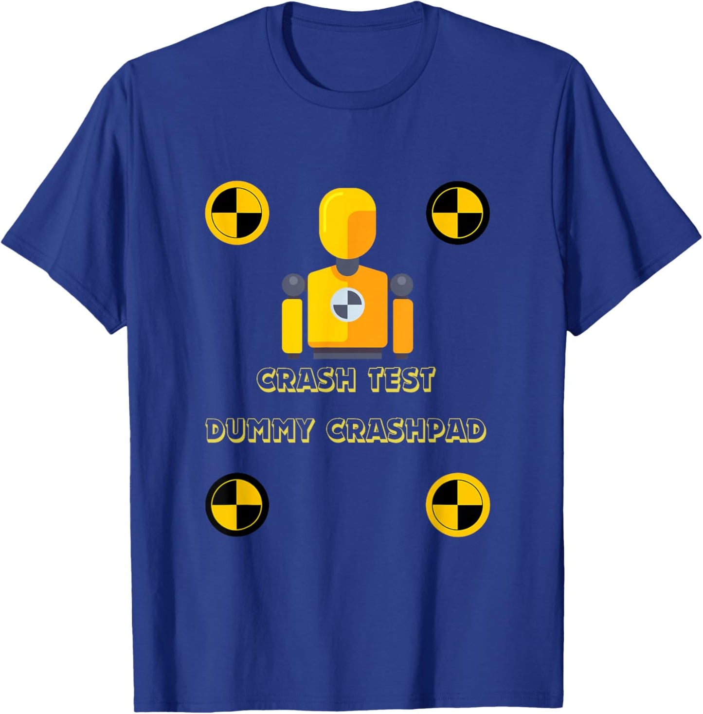 Crash Test Dummy Crashpad T-Shirt - T-Shirt | Royal