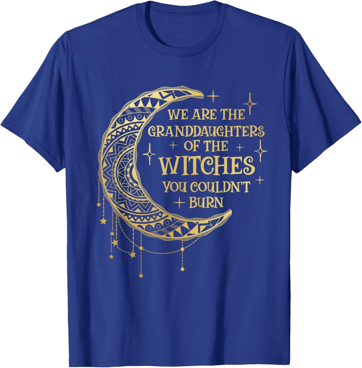 We Are The Granddaughters of the Witches You Could Not Burn T-Shirt - T-Shirt | Royal