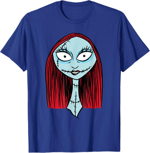Disney The Nightmare Before Christmas Sally Big Face T-Shirt - T-Shirt | Royal