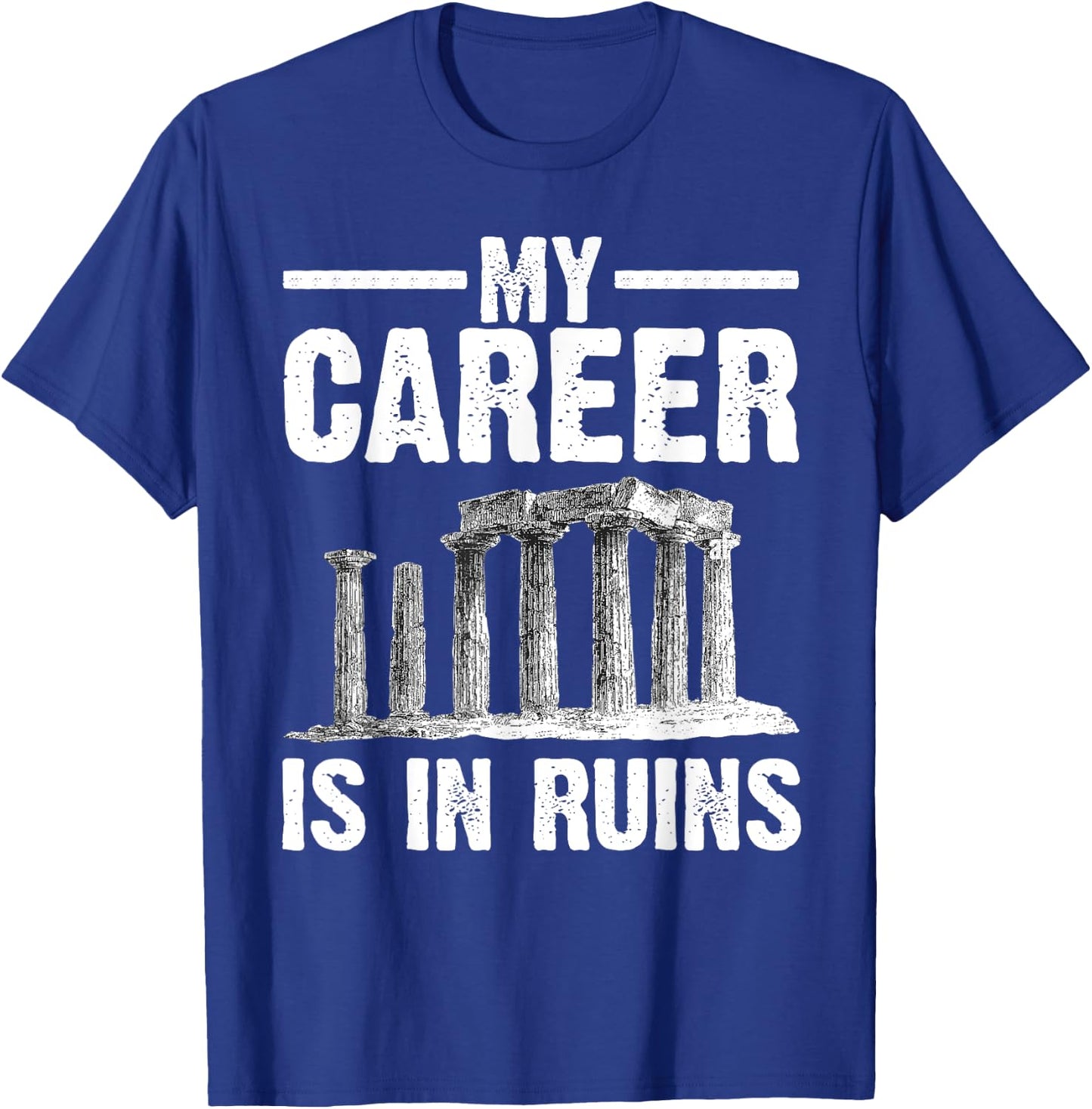 Funny Archaeology Art Women Archaeologist Archeology T-Shirt - T-Shirt | Royal