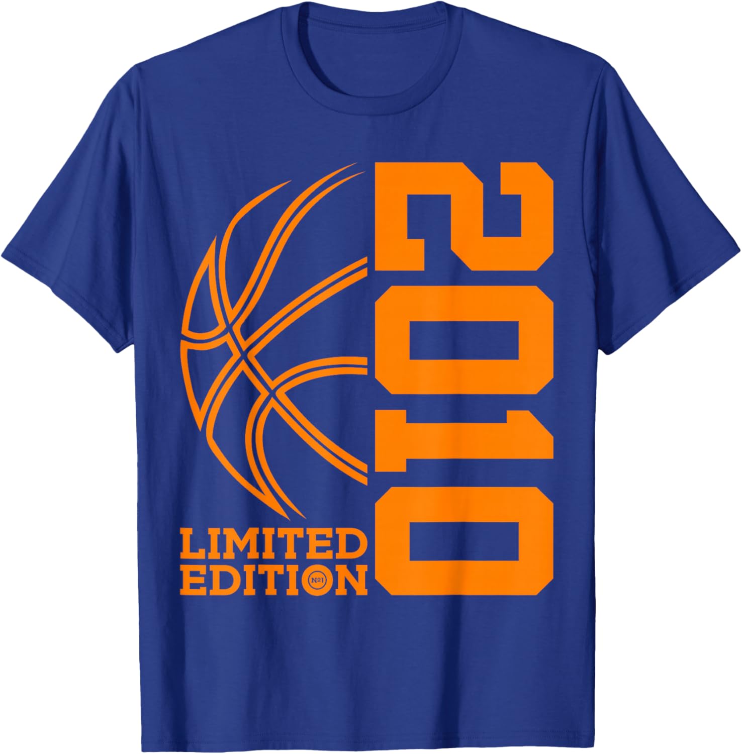 15th BIRTHDAY BASKETBALL LIMITED EDITION 2010 T-Shirt - T-Shirt | Royal