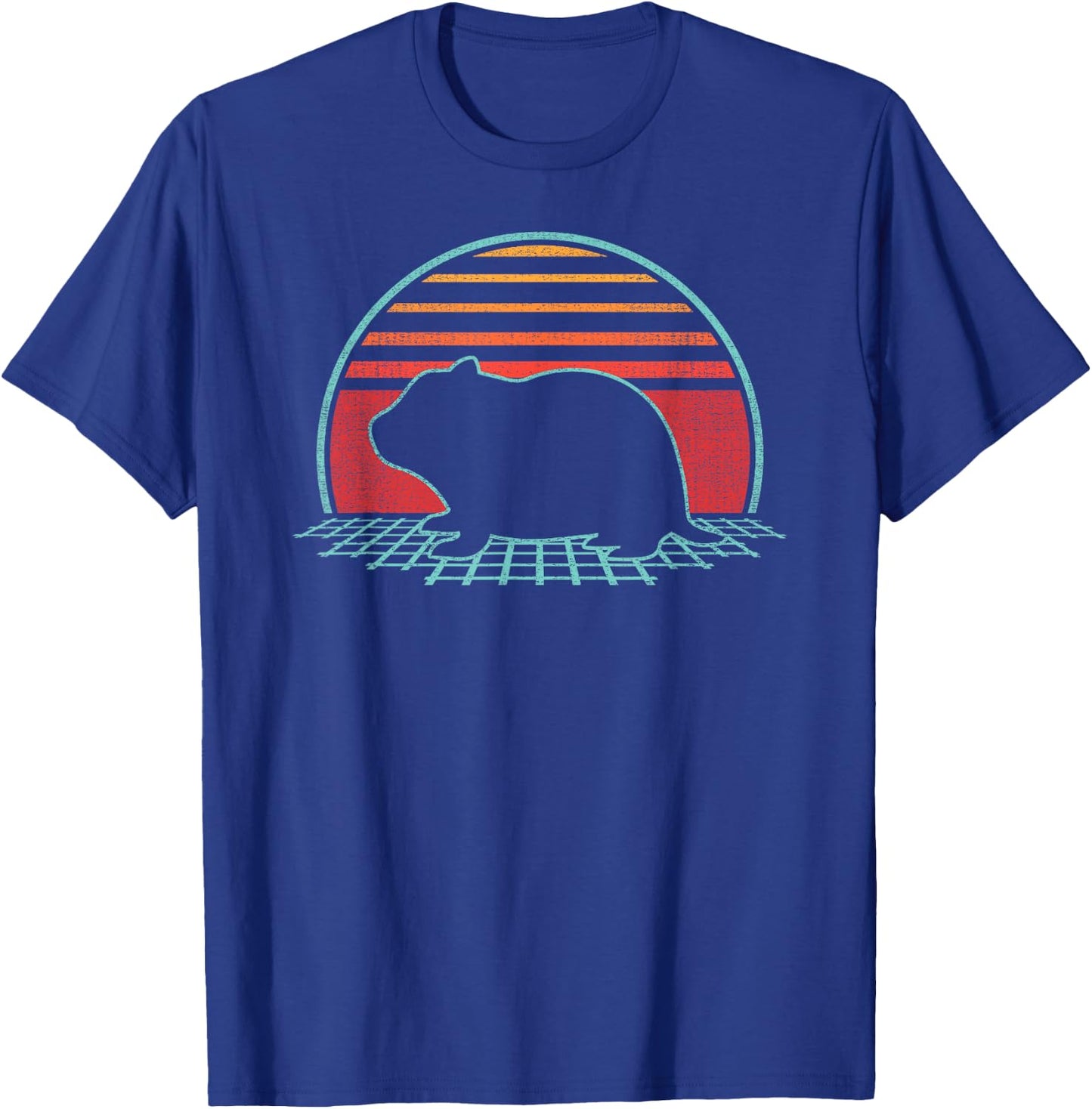 Hamster Lover Animal Retro Vintage 80s Style T-Shirt - T-Shirt | Royal