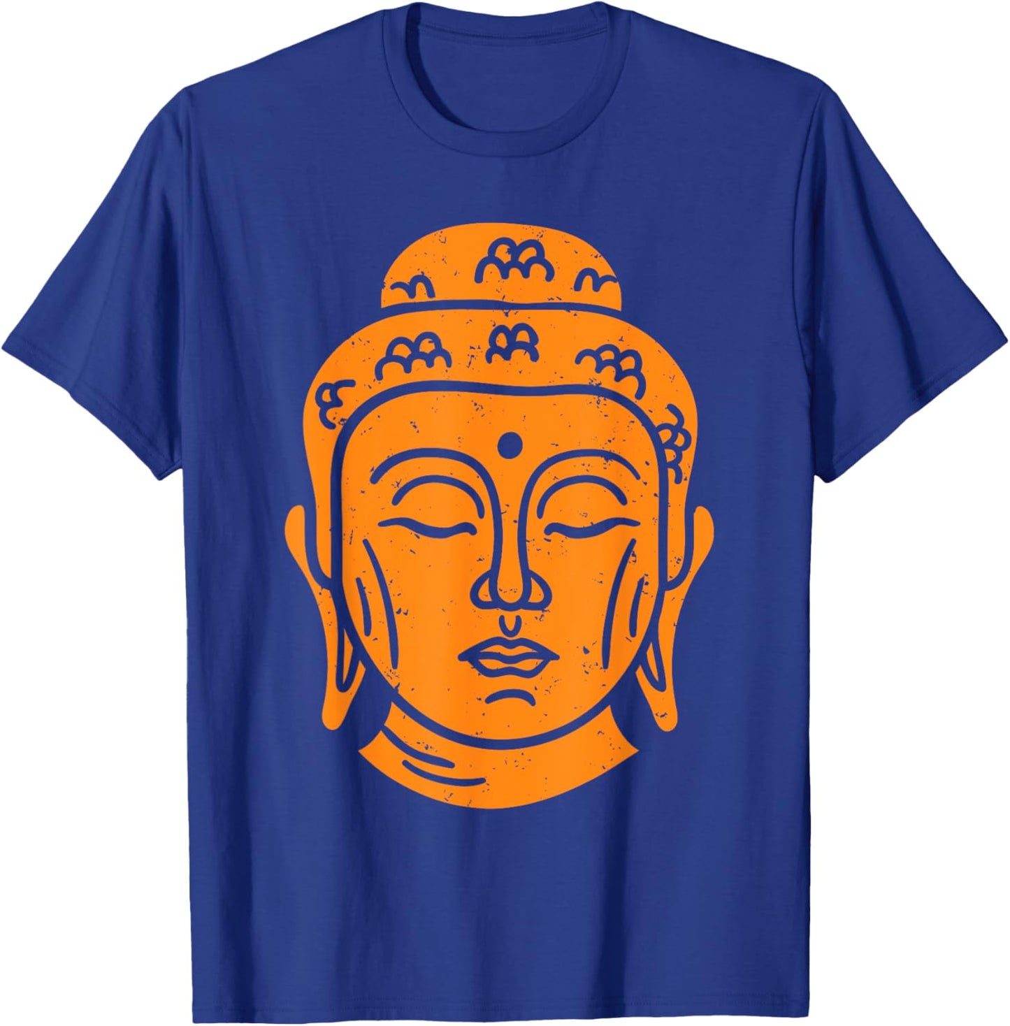 Buddha Head Buddhist Wisdom T-Shirt - T-Shirt | Royal