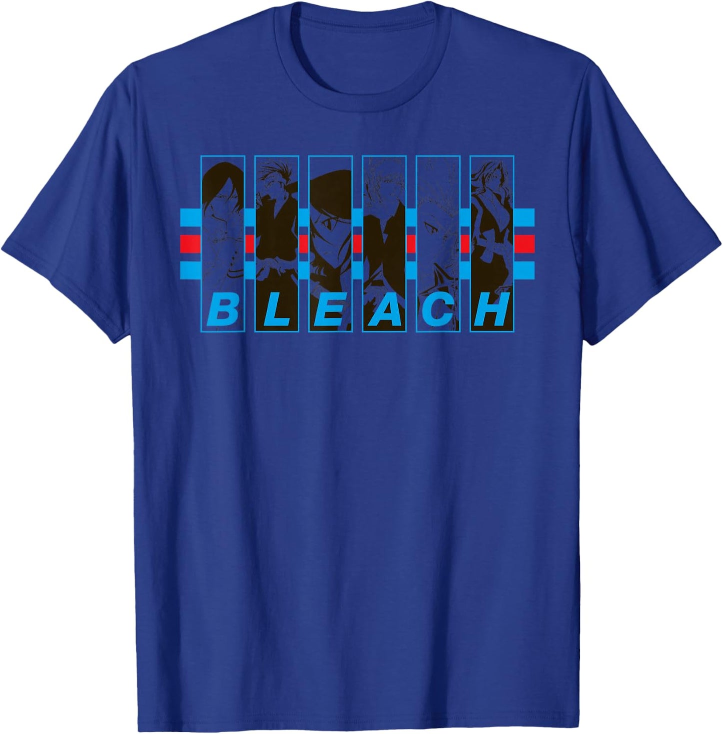 Bleach 5 Character Frames Anime T-Shirt - T-Shirt | Royal
