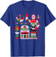 Star Wars R2-D2 and C-3PO Nordic Print Christmas Holiday T-Shirt - T-Shirt | Royal