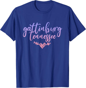 Vintage Gatlinburg Tennessee Pride Hiking Camping Adventure T-Shirt - T-Shirt | Royal