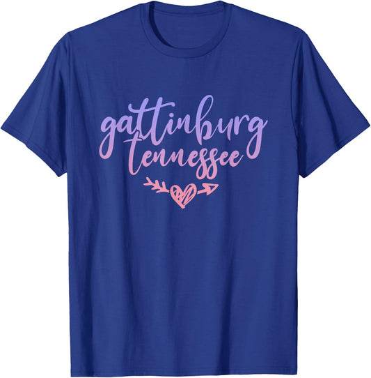 Vintage Gatlinburg Tennessee Pride Hiking Camping Adventure T-Shirt - T-Shirt | Royal