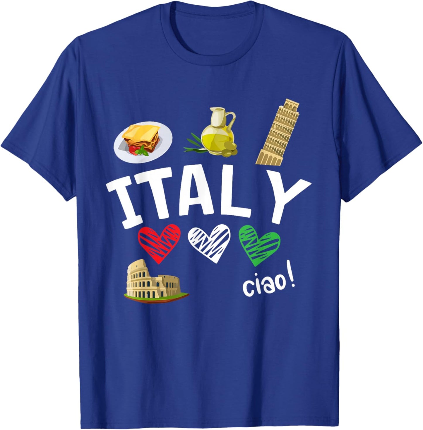 Love Italy and Everything Italian Culture T-Shirt - T-Shirt | Royal