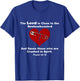 Jesus Lord Saves Brokenhearted Heart Broken Girl Women Boy T-Shirt - T-Shirt | Royal
