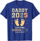 Daddy 2025 Loading, Baby Announcement, Expecting Dad To Be T-Shirt - T-Shirt | Royal