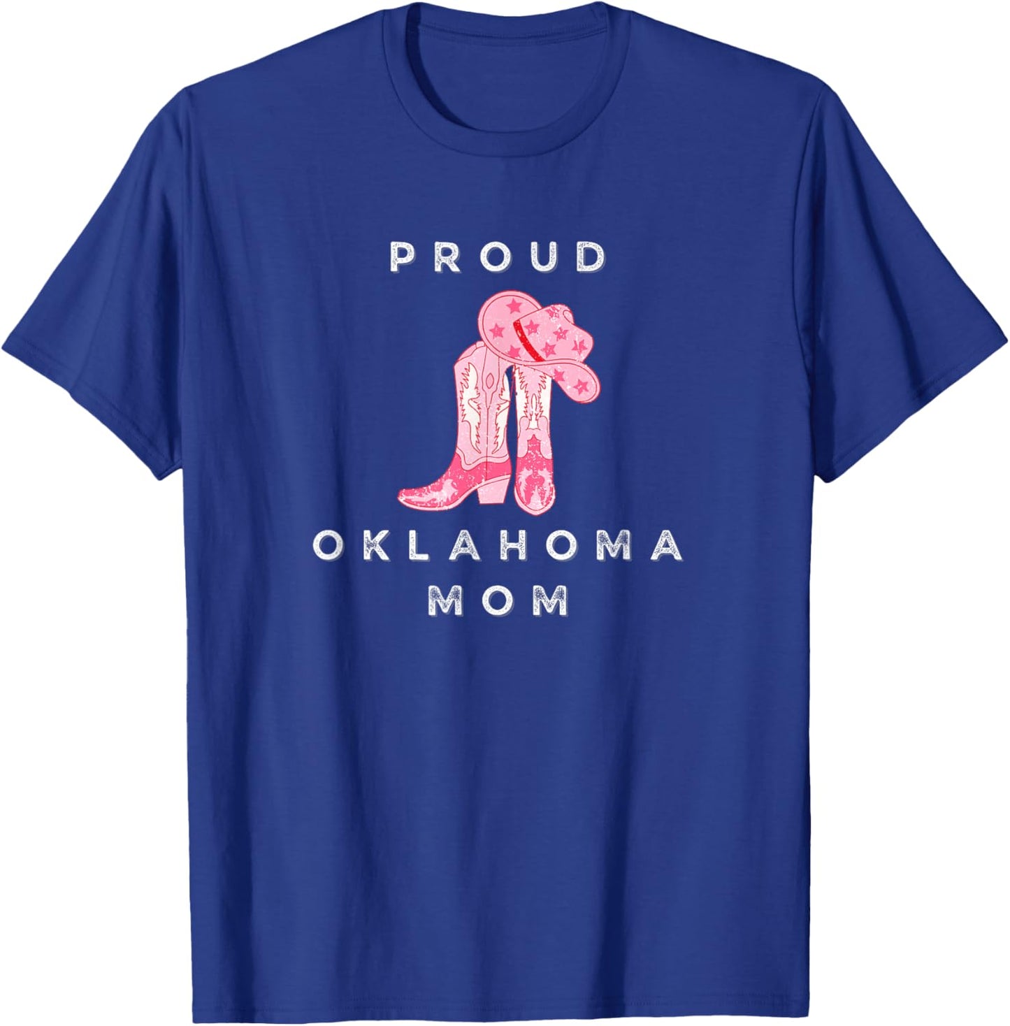 Proud Oklahoma Okla Okie Sooner State Mom T-Shirt - T-Shirt | Royal