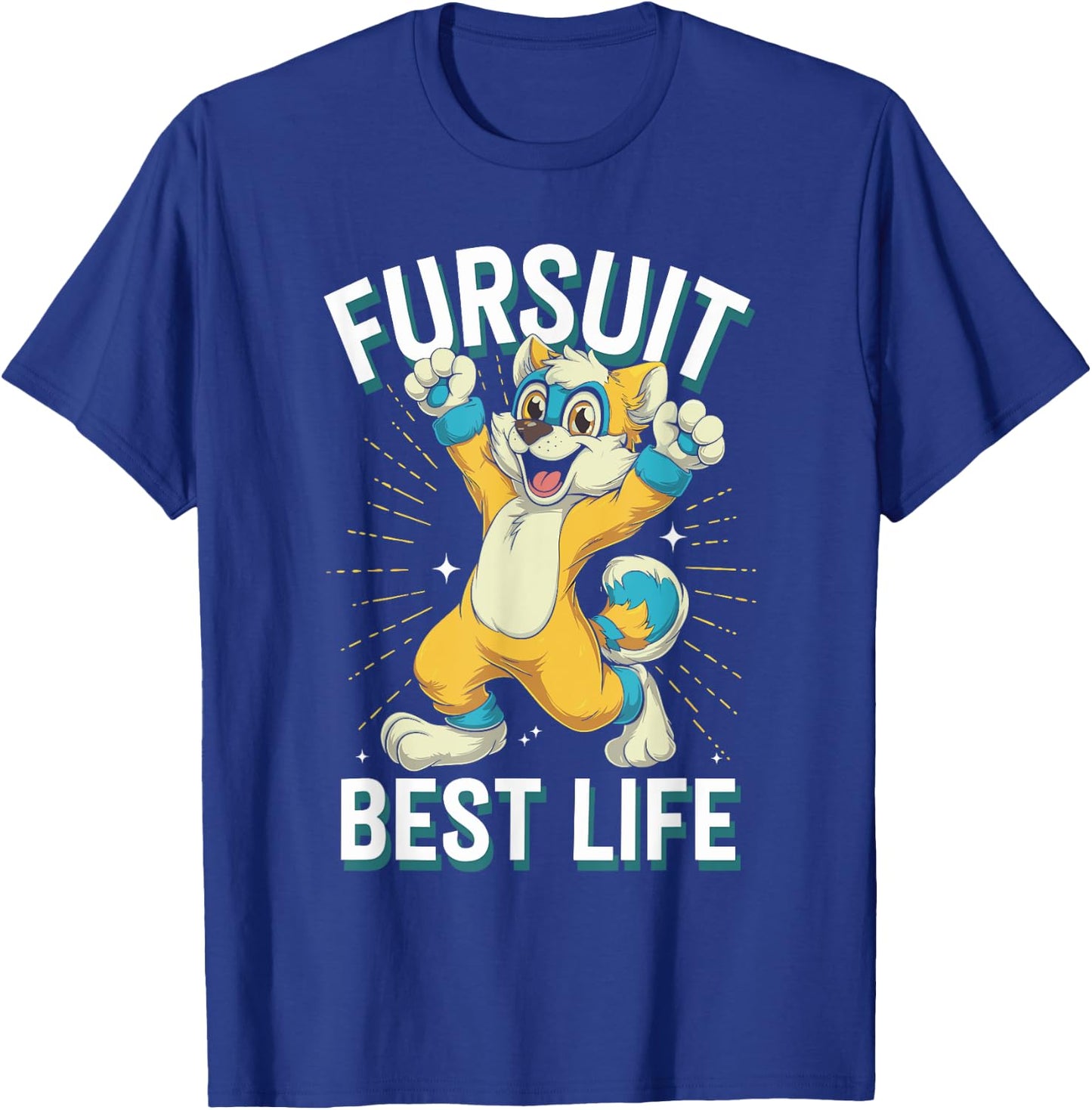 Furry Fandom Fursuit Maker Cosplay Fun Furry Convention T-Shirt - T-Shirt | Royal
