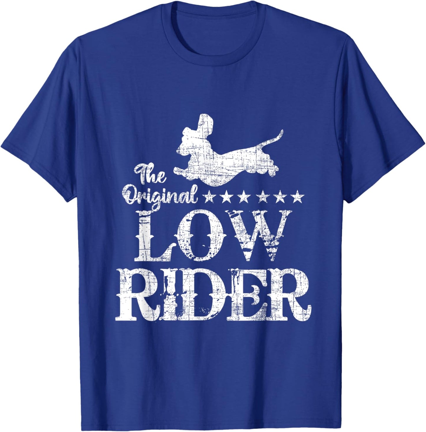 The Original Low Rider - Dachshund Dog Lover Pet Owner Men Women Kids T-Shirt - T-Shirt | Royal