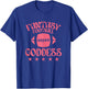 Fantasy Football Goddess Funny Draft Party Champ Women Girls T-Shirt - T-Shirt | Royal