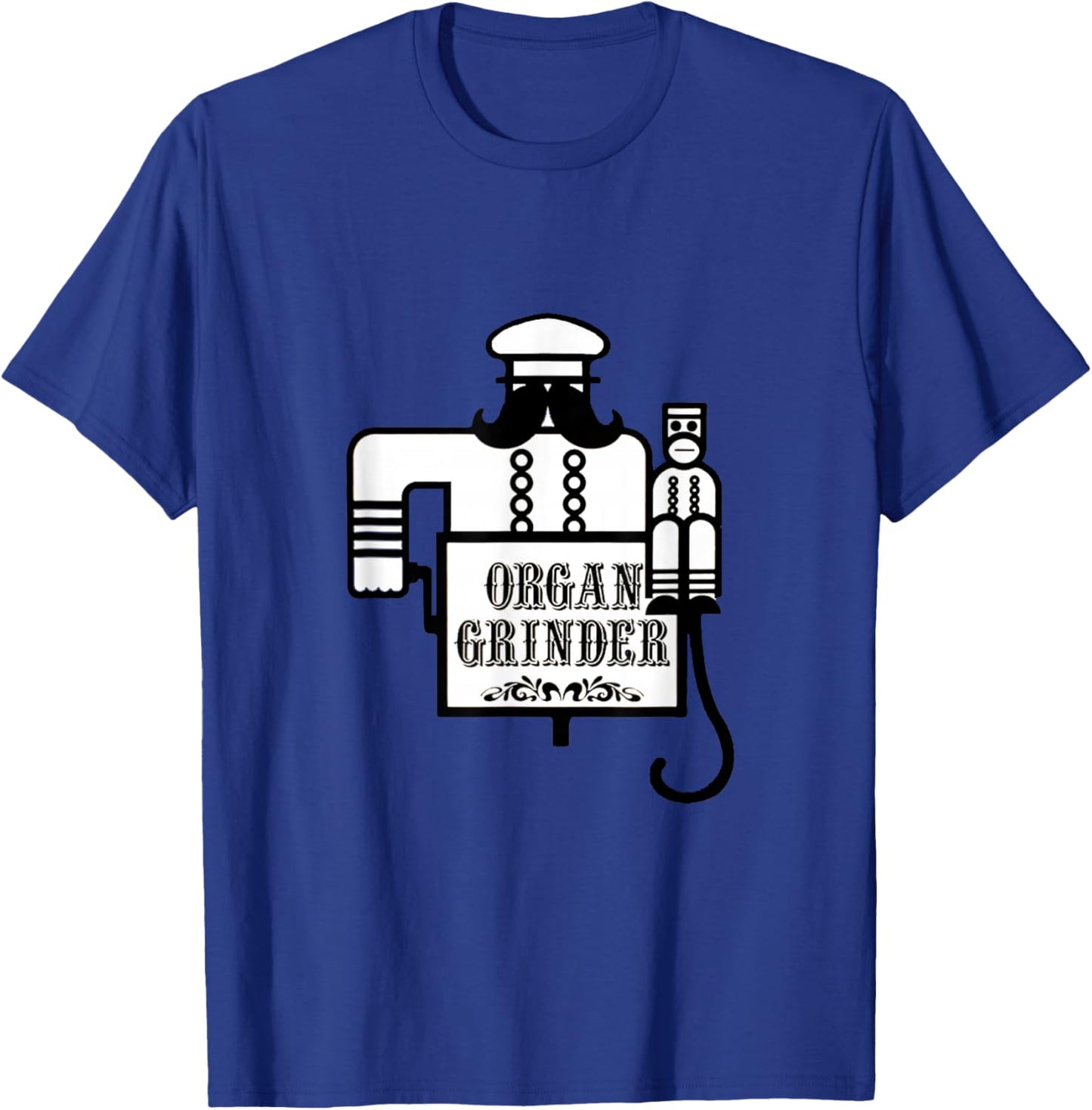 Organ Grinder Pizza - Portland Oregon Restaurant Experience T-Shirt - T-Shirt | Royal
