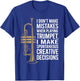 Jazz Trumpeter Design Brass Marching Band Trumpet Player T-Shirt - T-Shirt | Royal