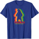 Yosemite National Park Colorful Bear Graphic T-Shirt - T-Shirt | Royal