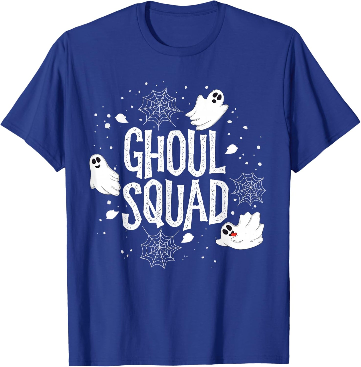 Ghoul Squad Halloween Crew Ghost Kids Boys Friends Outfit T-Shirt - T-Shirt | Royal