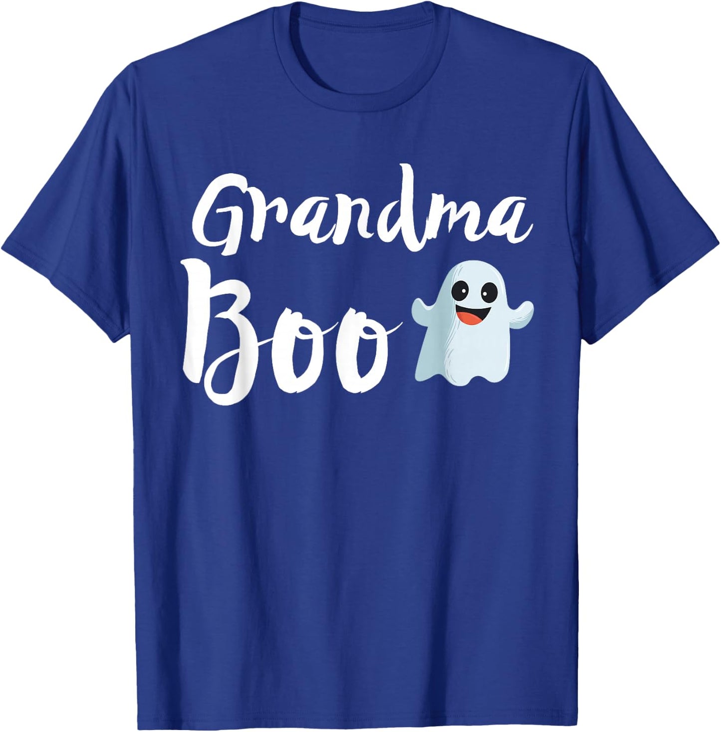 Grandma Boo Halloween Family Matching Ghost Grandmom Gift T-Shirt - T-Shirt | Royal