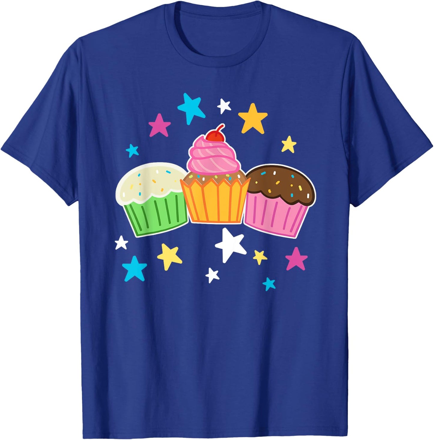 Funny Baking Delicious Cupcake Lover Cupcakes T-Shirt - T-Shirt | Royal