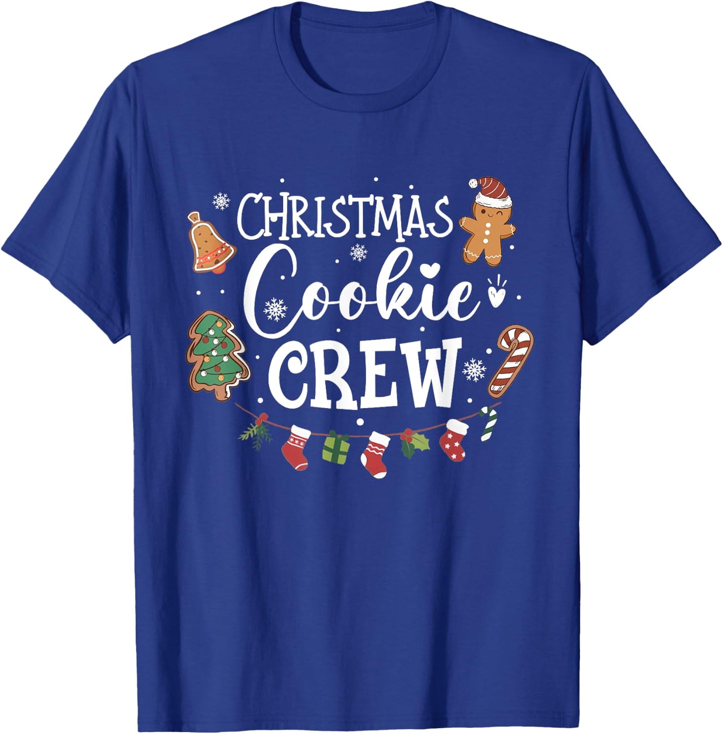 Christmas Cookie Baking Crew Family Baking Team Christmas T-Shirt - T-Shirt | Royal