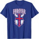 Faroe Islands Faroese Flag Føroyar Viking Gifts Scandinavia T-Shirt - T-Shirt | Royal