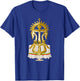 Ethiopian Cross African Graphic Art T-Shirt - T-Shirt | Royal