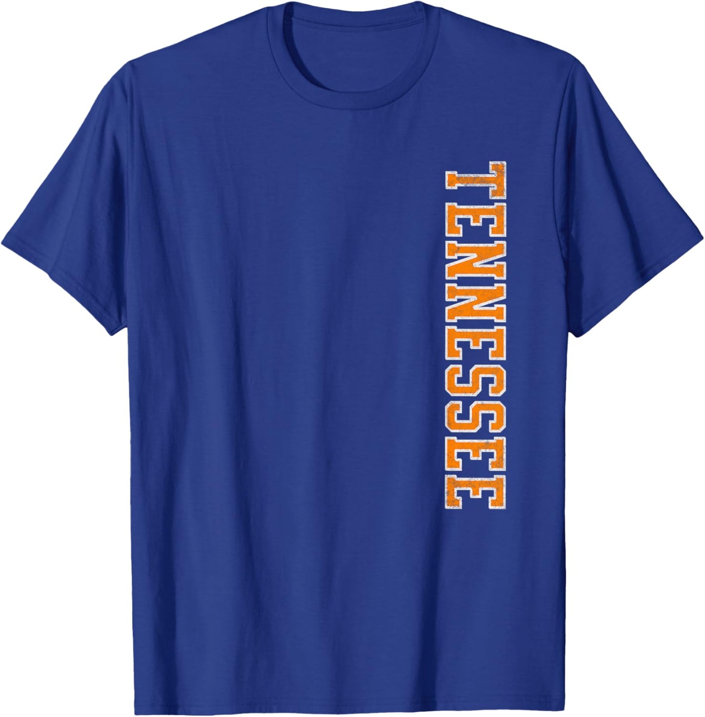 Retro Tennessee TN Orange Vintage Design Classic T-Shirt - T-Shirt | Royal
