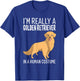 My Human Costume Im A Golden Retriever Dog Halloween T-Shirt - T-Shirt | Royal