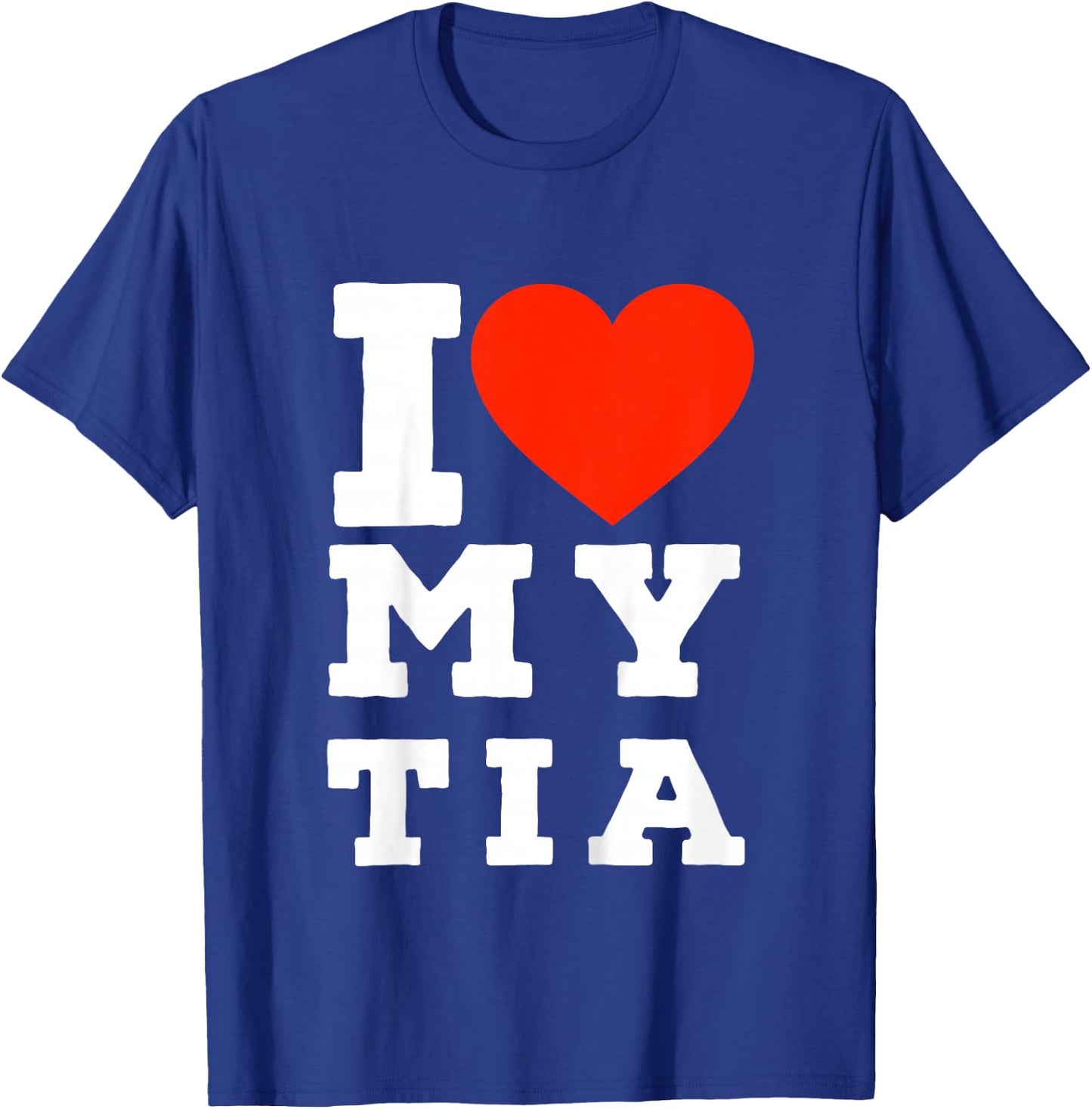 Kids Spanglish I love My Tia | For Nieces and Nephews T-Shirt - T-Shirt | Royal