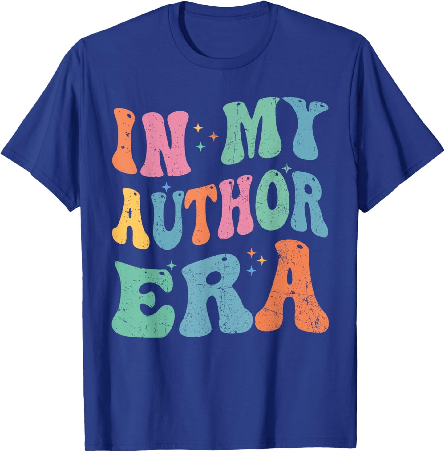 In My Author Era Writer Funny Reading Writing Author T-Shirt - T-Shirt | Royal