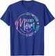 Hockey Mom Crazy Proud Always Loud Tie Dye Mother's Day T-Shirt - T-Shirt | Royal