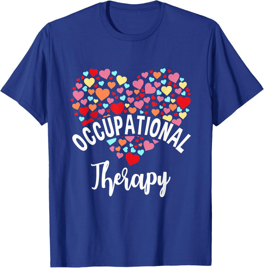 Heart Occupational Therapist Occupational Therapy T-Shirt - T-Shirt | Royal